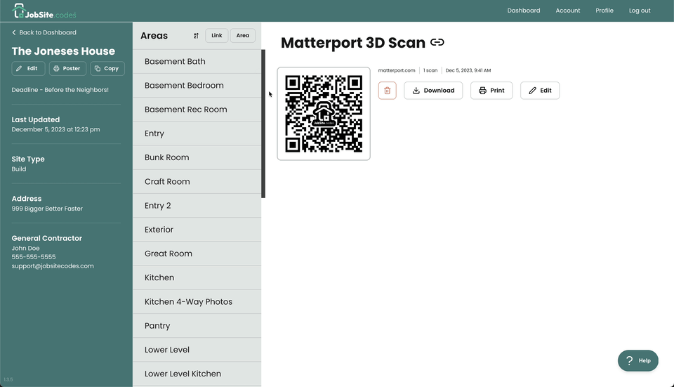 Adding QR Link